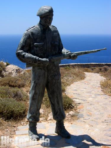 Denkmal für den Widerstand der Mönche des Klosters Preveli