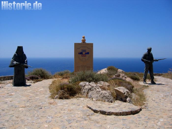 Denkmal für den Widerstand der Mönche des Klosters Preveli