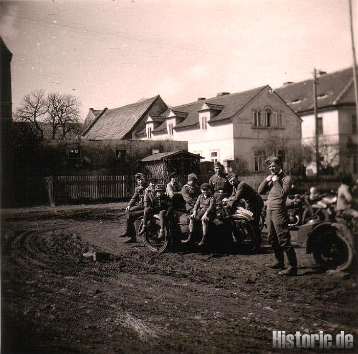 Mittagsrast im Sudetengau