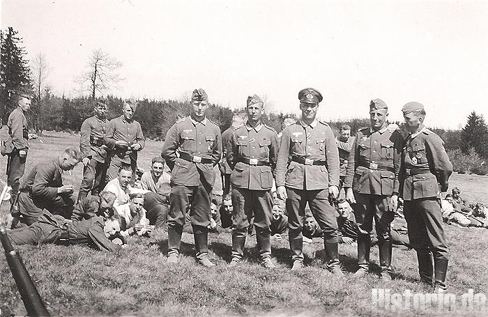 Ausmarsch in Lobing 