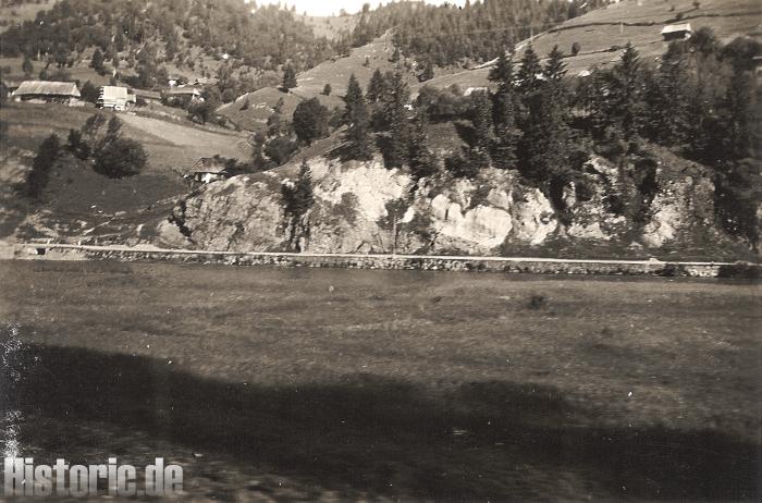 Gebirgslandschaft in Ungarn Juni 1941 