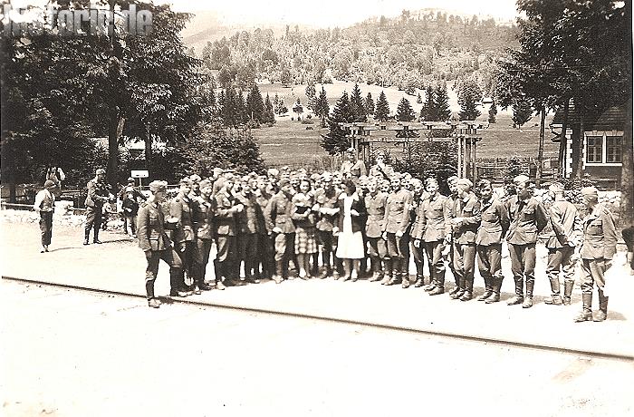 Bahnhof in Ungarn Juni 1941 