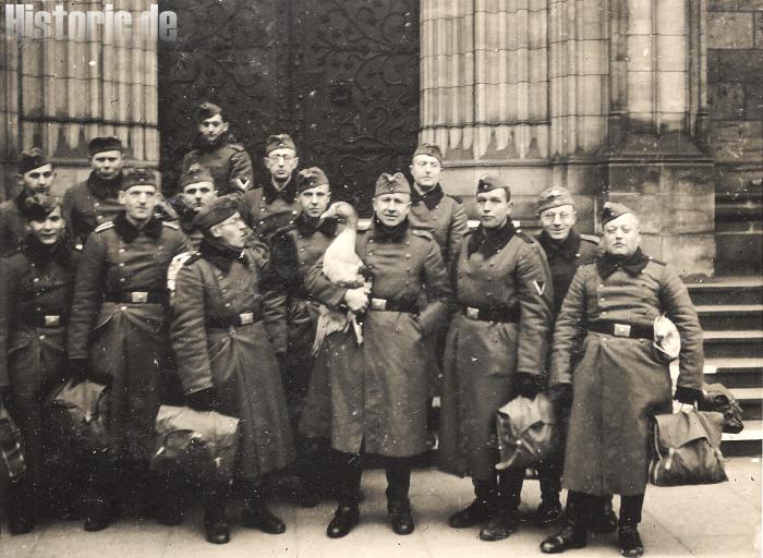 Weihnachtsurlaub 1939 Bremen vor dem Dom