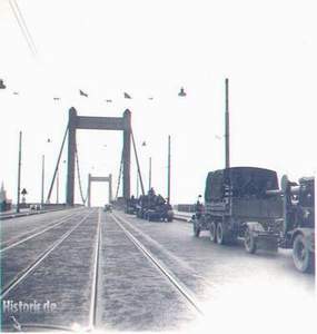 Rückkehr in die Heimat, Rheinbrücke - 28.06.40