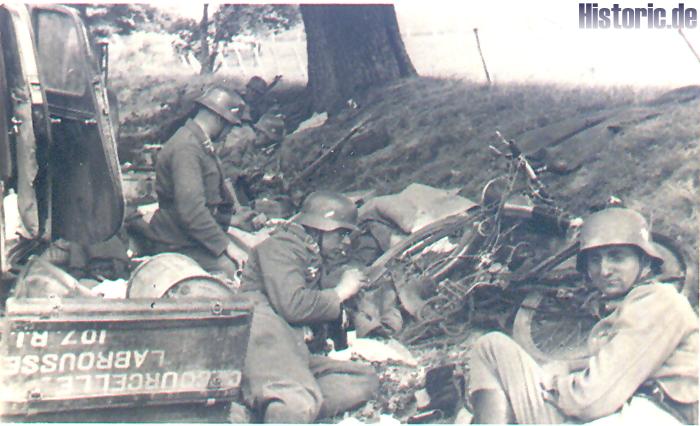 Auf dem Marsch nach Gien 17.06.1940