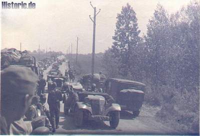 Auf dem Vormarsch Frankreich 1940