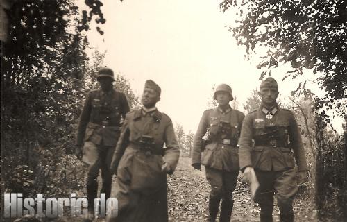 Hauptmann Riedel, Oberst Badinski, Leutnant Stelloh, MajorBehrend (Ritterkreuz)